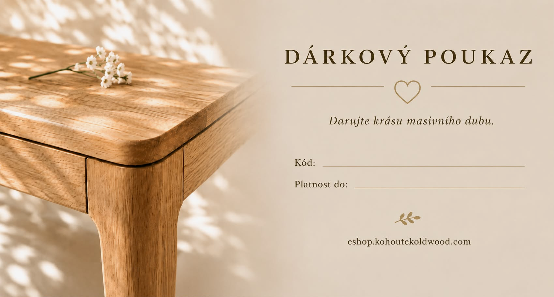 Banner - Dárkový poukaz