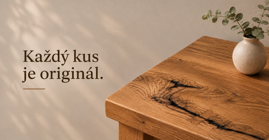 Banner - Každý kus je originál