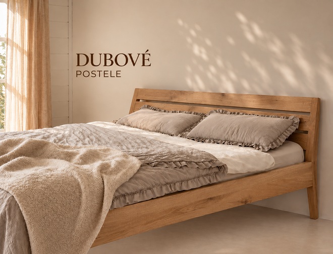 Banner - Dubové postele