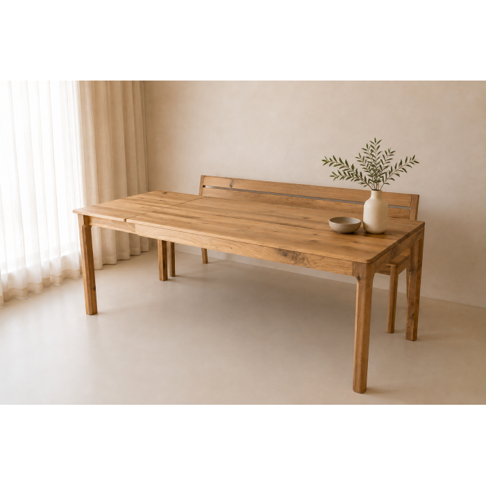 Dubový rozkládací stůl RELIEVE EXTEND 160-220 x 80